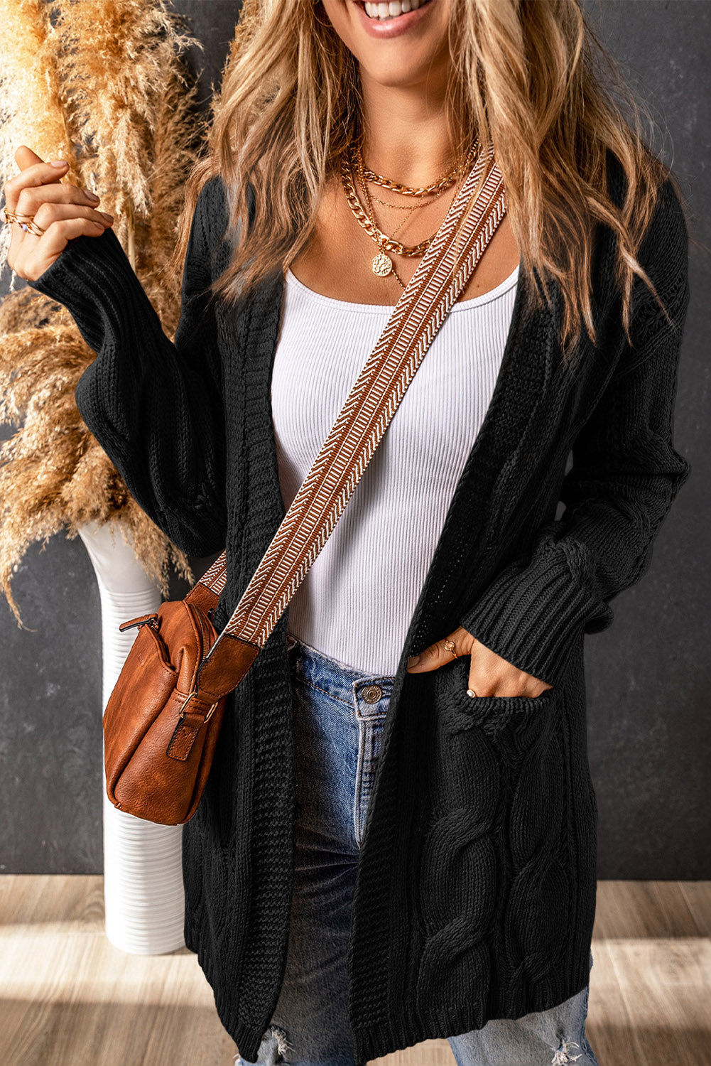 Levoire | Cardigan En Tricot À Motifs Ouverts