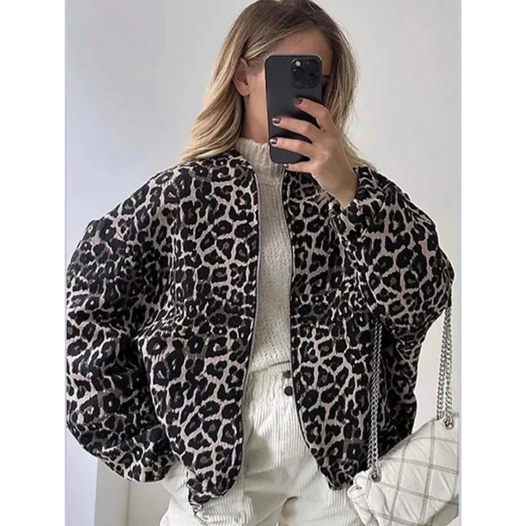 Levoire | Veste Bomber À Motif Léopard