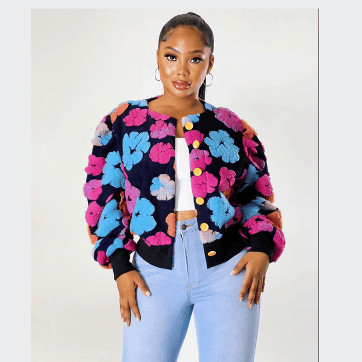 Levoire | Rento Blouse En Ayant Une Belle Allure Rosa-Orange-Fleur