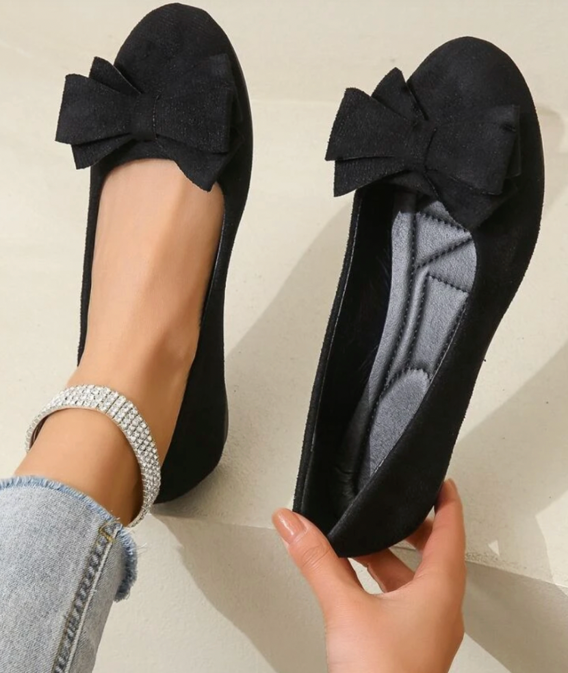 Levoire | Chaussures Élégantes Pour Femmes Avec Design À Nœuds Noir
