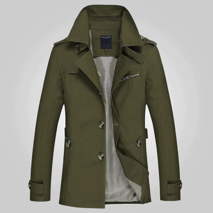 Levoire | Trench Élégant Pour Femmes Vert