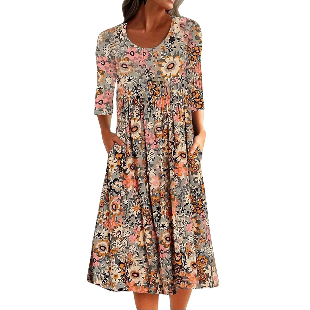 Levoire | Robe longue à imprimé floral Style A