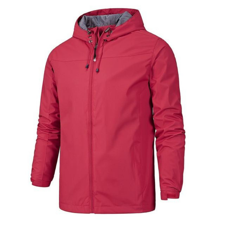 Levoire | Hommes Veste Imperméable Chaude Rot