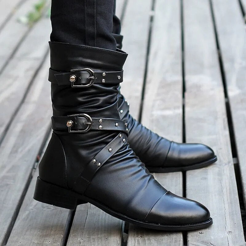 Levoire | Bottes en cuir vintage