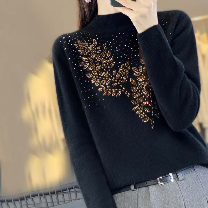 Levoire | En Tricot À Motif De Feuilles