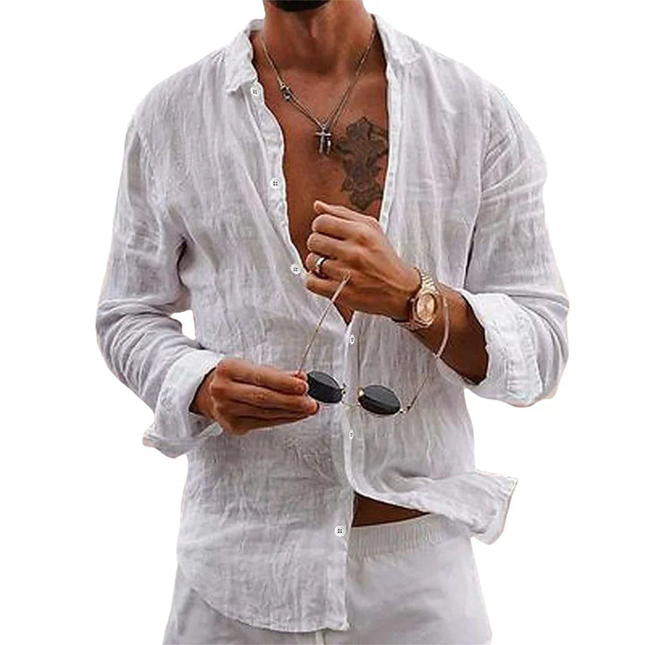 Levoire | Chemise En Lin Pour Des Jours Chauds Blanc