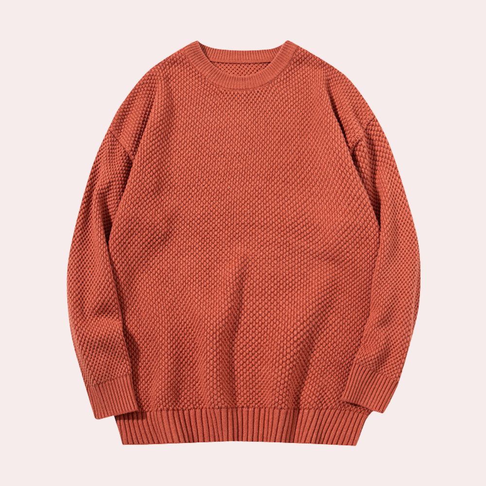 Levoire | Rond Cul Pull FR Hommes Orange