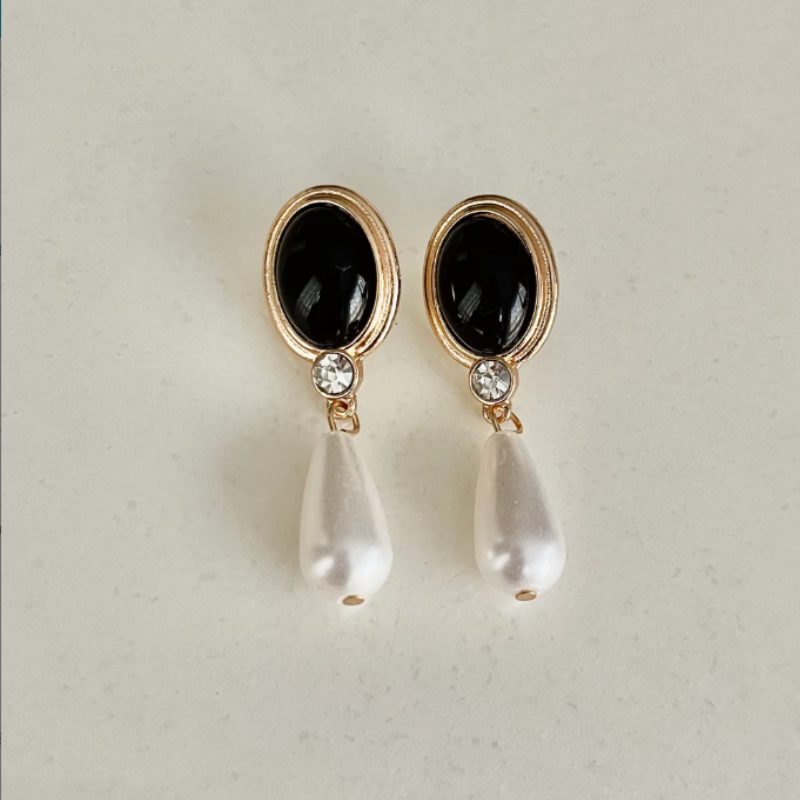 Levoire | Pierre Naturelle Boucles D'Oreilles Perle