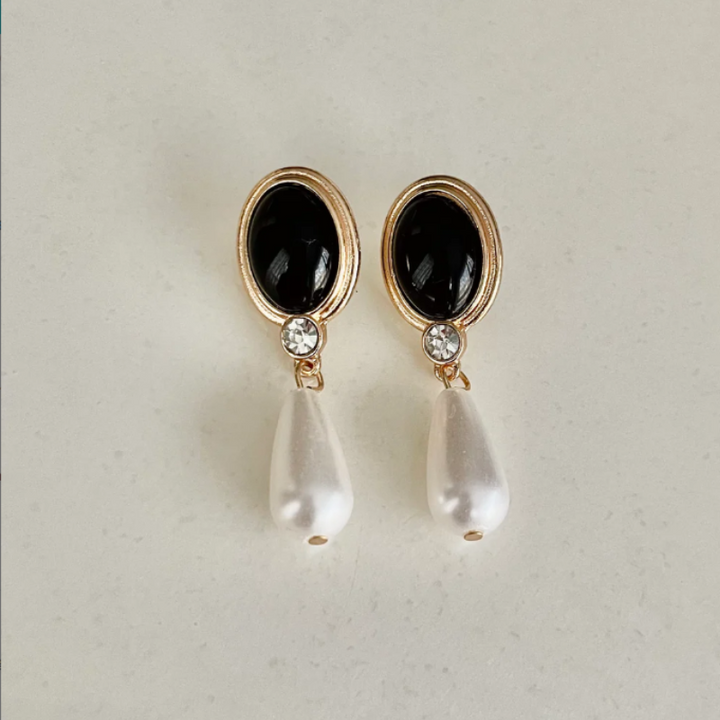 Levoire | Pierre Naturelle Boucles D'Oreilles Perle