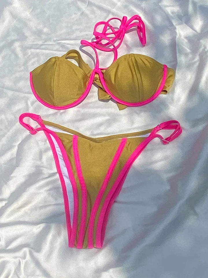 Levoire | Sü Sweet Wild Charme Bikini - Sexy & Tendance Brun doré