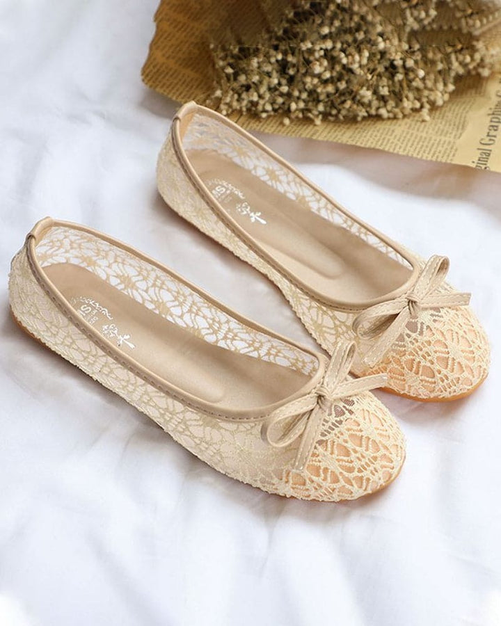 Levoire | Chaussures À Semelle Plate, Bout Rond Et Mesh