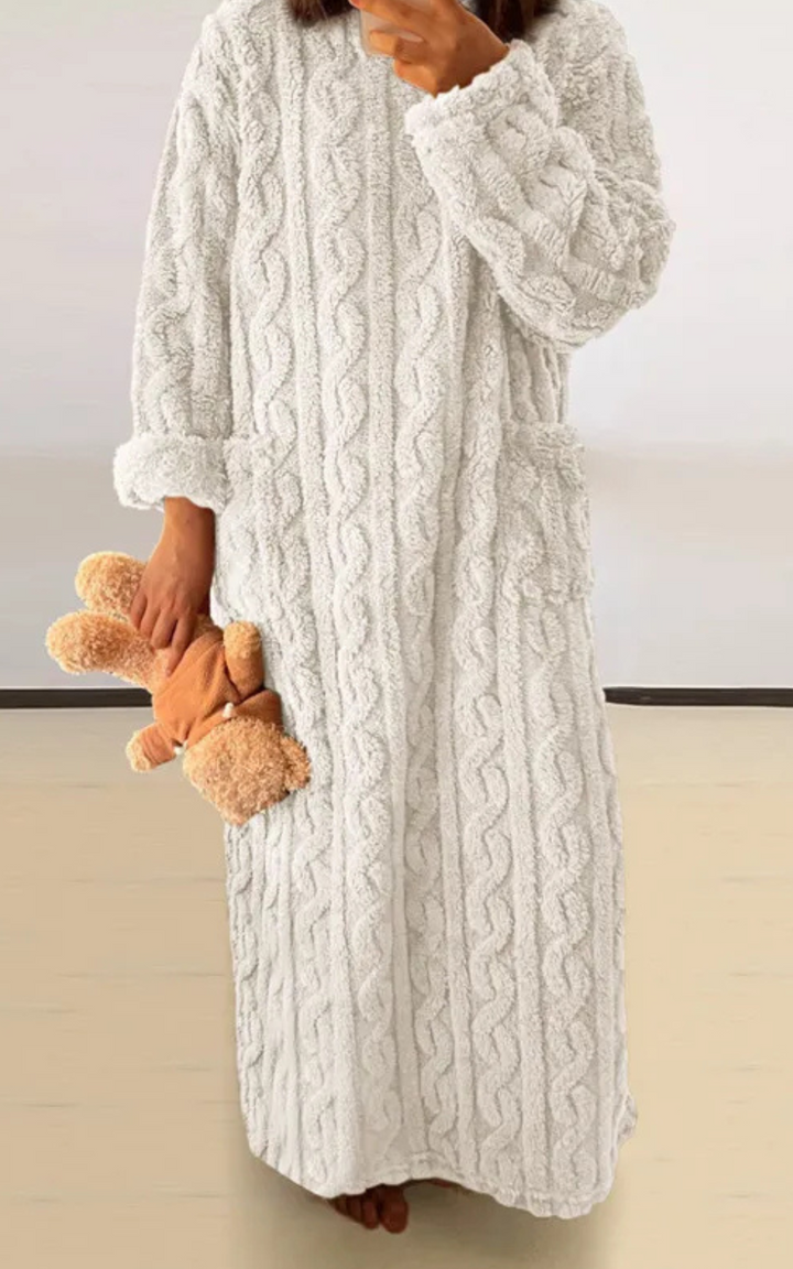 Levoire | Femme Fleece Pyjama Extrême Douceur Et Confort Blanc