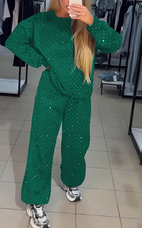 Levoire | Ensemble de salon brillant Vert