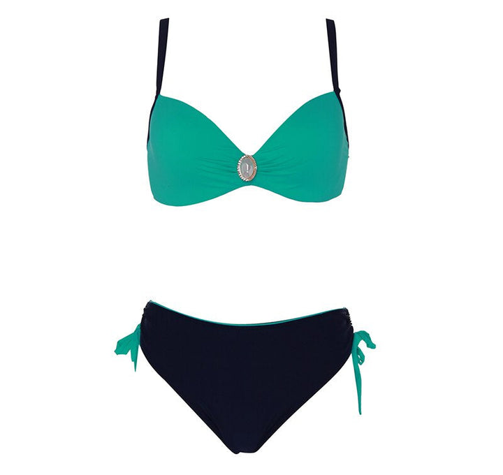 Levoire | Maillot De Bain Push-Up Brésilien Deux Pièces Vert