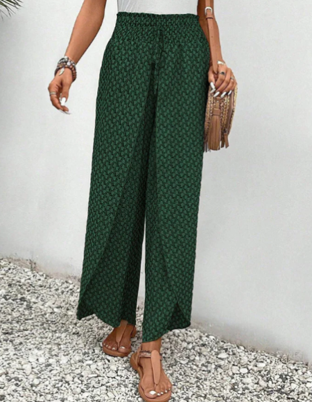 Levoire | Pantalon Large Pour Dames Vert