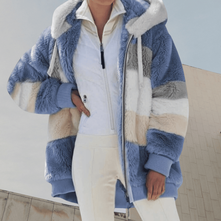 Levoire | Veste En Fleece Douce Pour Les Jours Froids Bleu