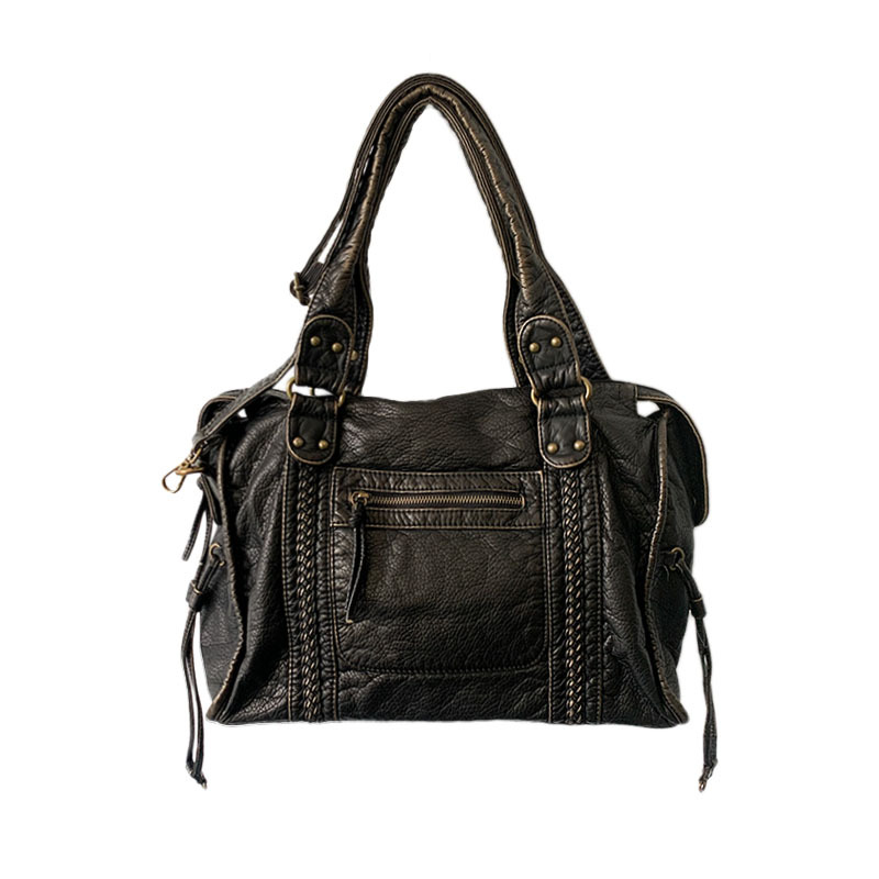Levoire | Sac Fourre-Tout En Cuir Noir