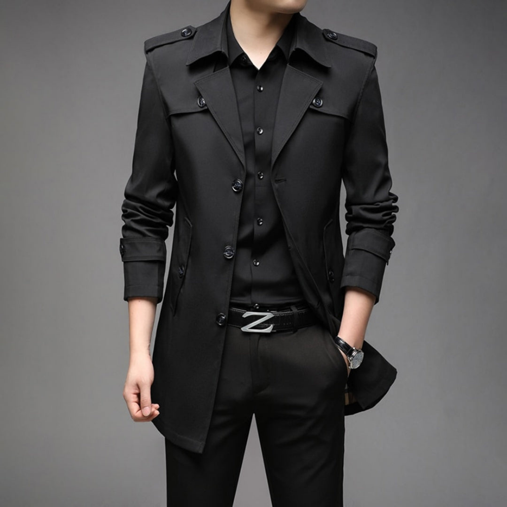 Levoire | Manteau Moderne Pour Hommes Pour Toutes Les Occasions Noir
