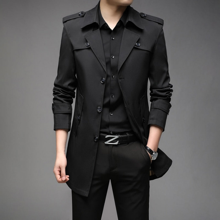 Levoire | Manteau Moderne Pour Hommes Pour Toutes Les Occasions Noir