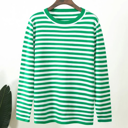 Levoire | Pull léger à rayures Verde