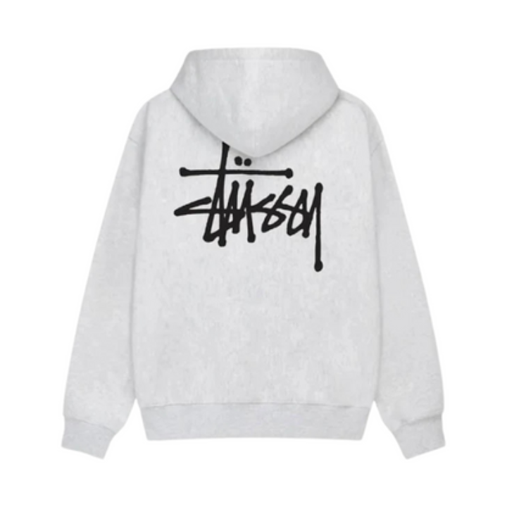 Levoire | Sweat à capuche grande taille unisexe sans fermeture éclair dans la tendance streetwear Gris