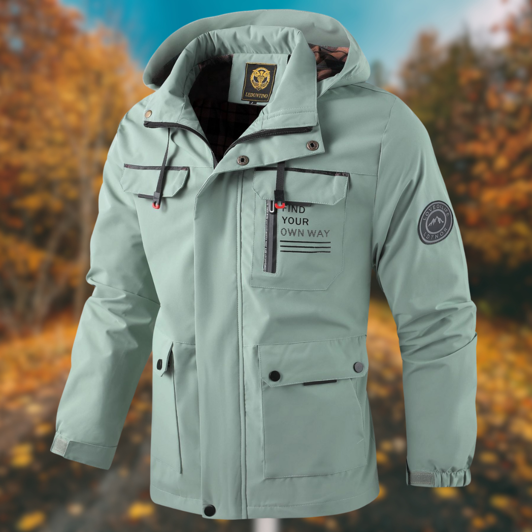Levoire | Veste Homme Avec Capuche Vert