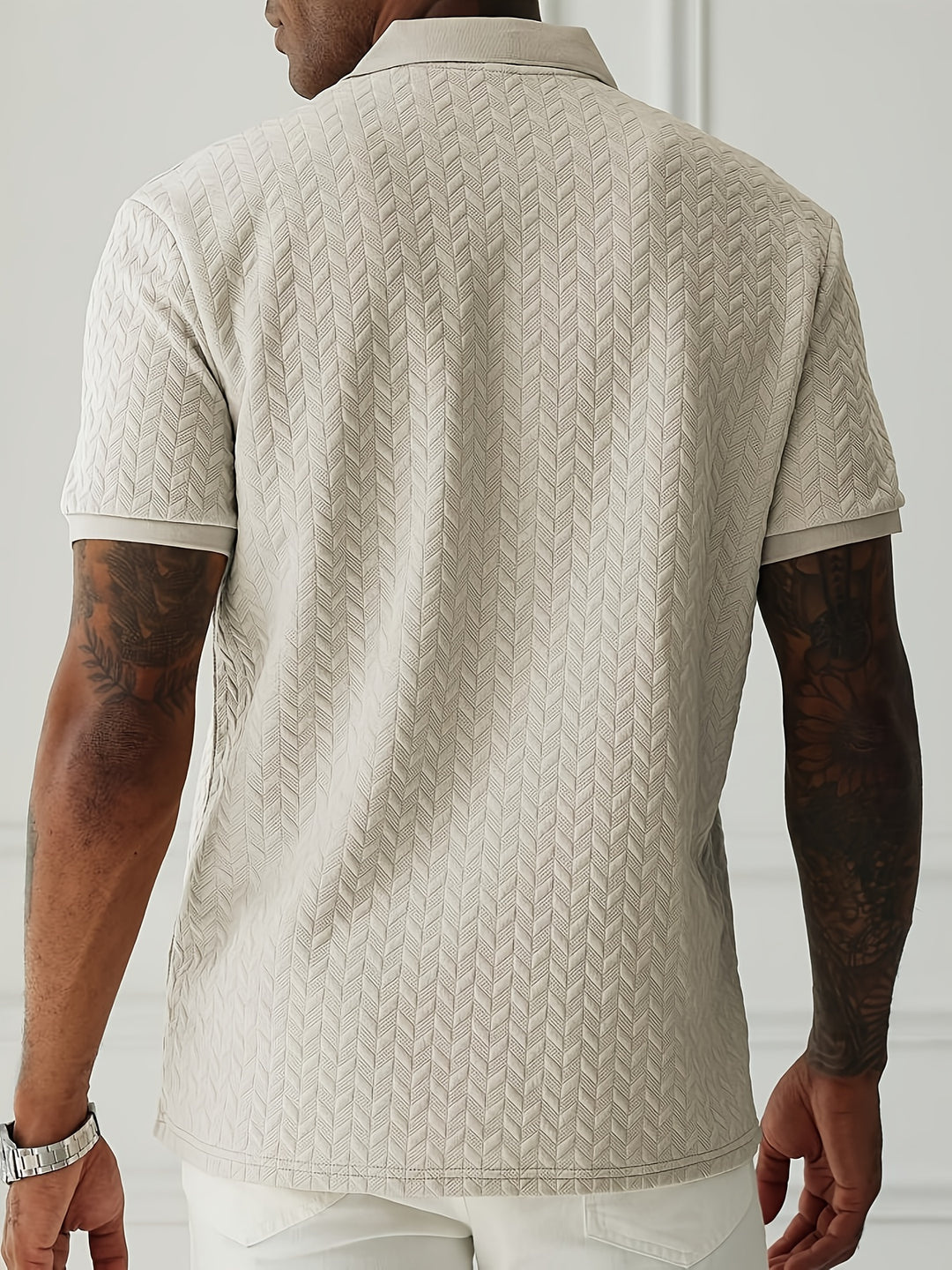 Levoire | Hommes Chemise Henley Élégante Pour Hommes