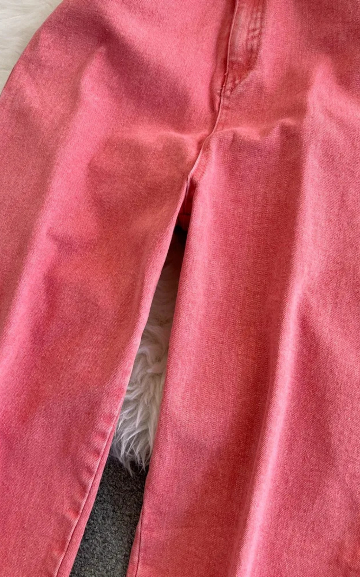 Levoire | Jean Rose Femme Audacieuse Et Féminine Style