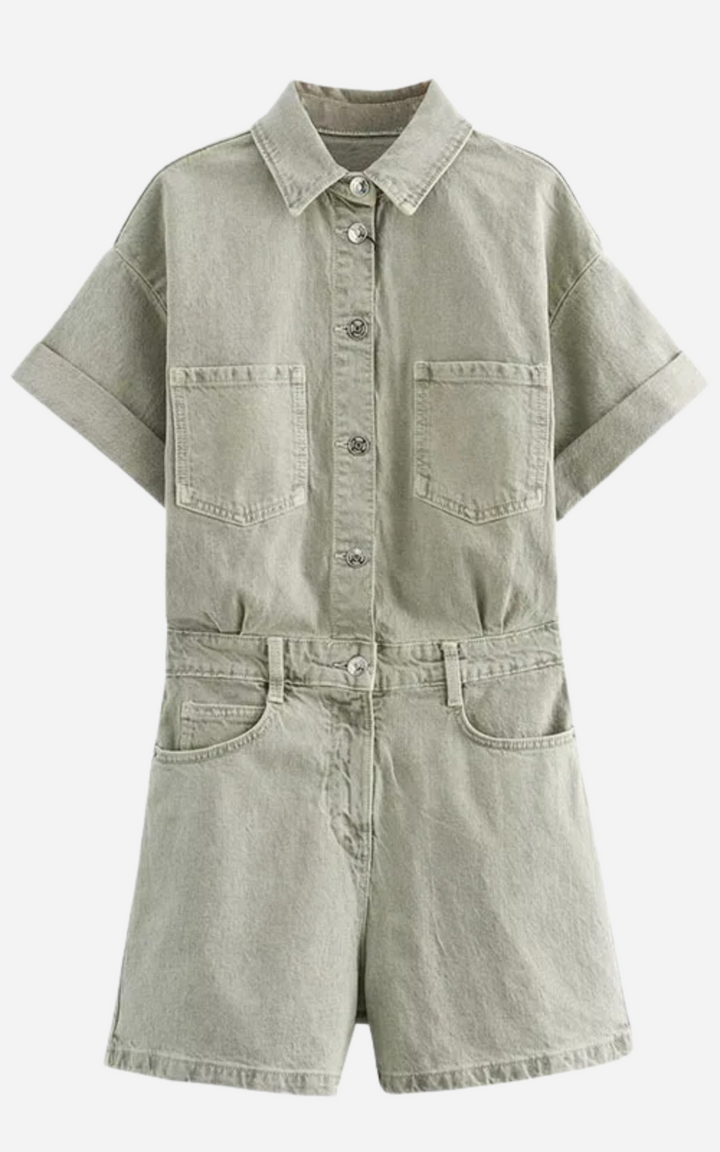 Levoire | Robe De Plage Élégante Pour Femmes Courte Décontractée Vert