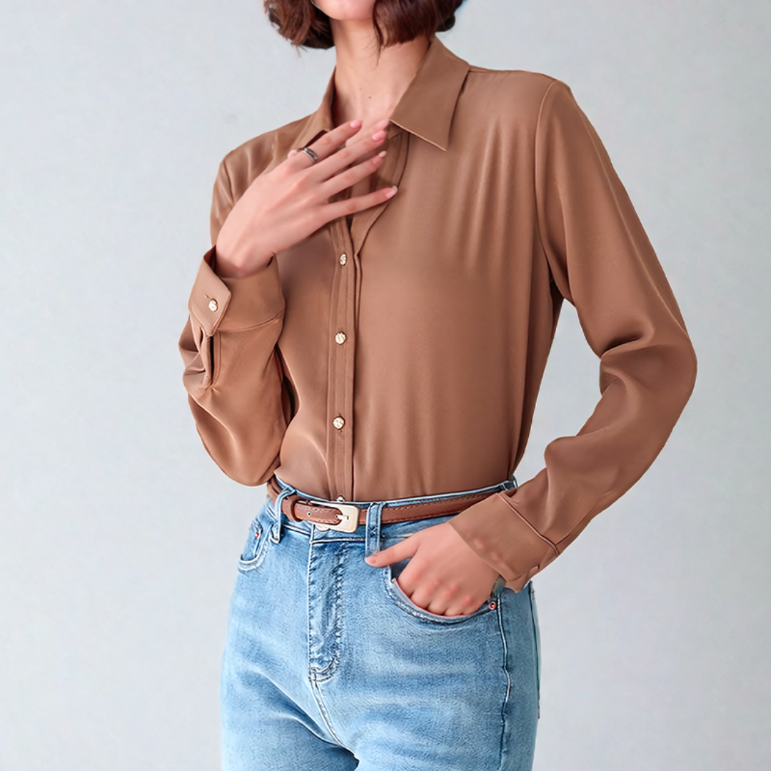 Levoire | Manteau Chaud Femme Brun caramel