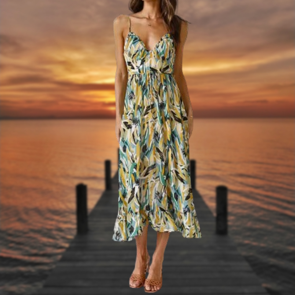 Levoire | Robe de soirée à motif Boho