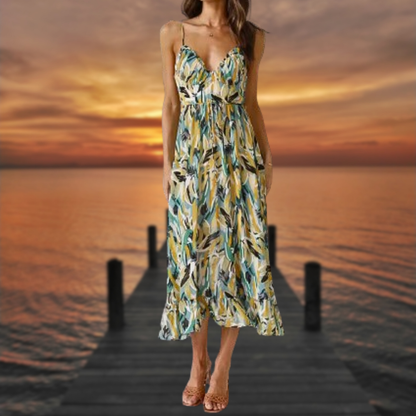 Levoire | Robe de soirée à motif Boho