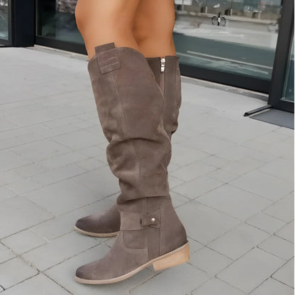 Levoire | Bottes En Cuir Jusqu'Au Genou Braun