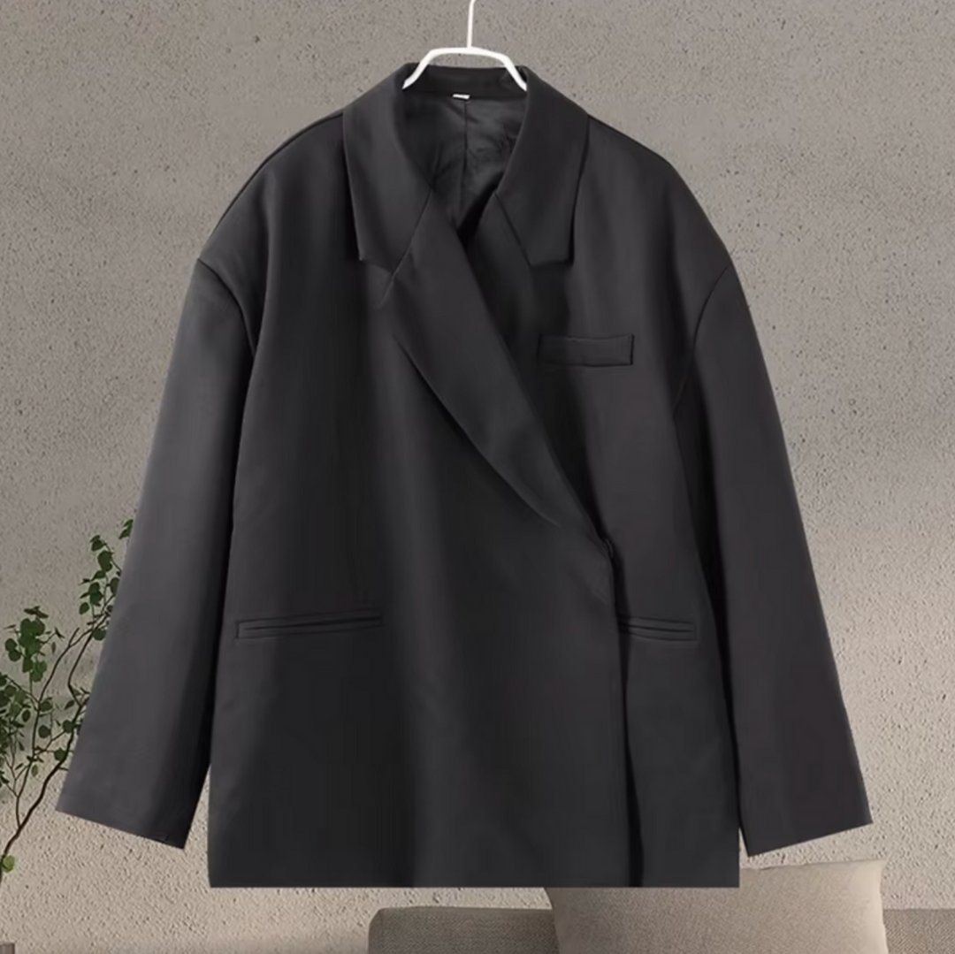 Levoire | Blazer Femme Grande Taille Tendance & Élégant Blazer Femme Noir