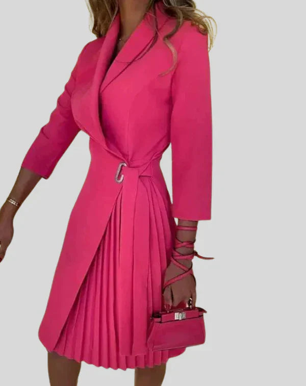 Levoire | Robe Blazer Élégante Chic Rosa