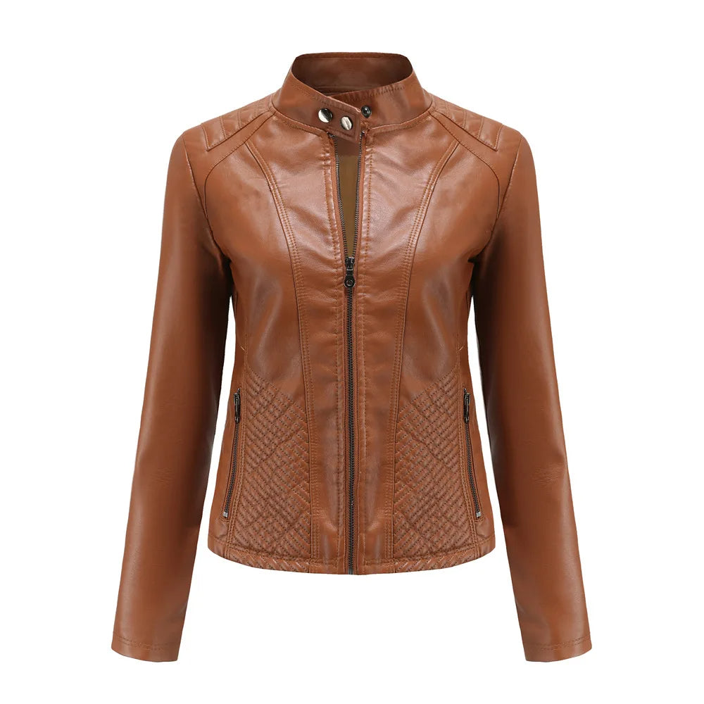 Levoire | Veste À Manches Longues Avec Poches Zippées Lumière brune