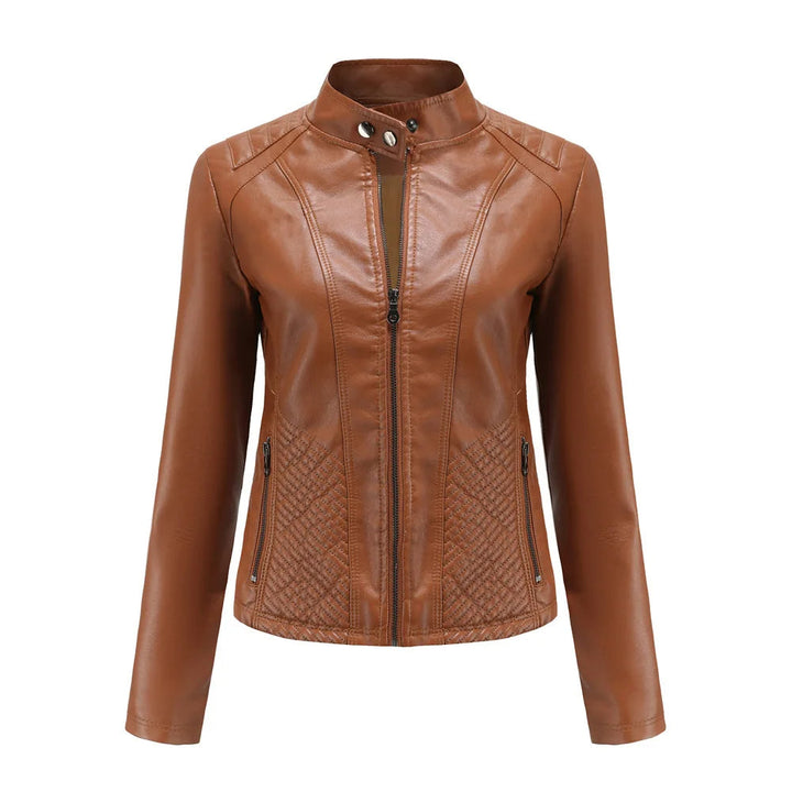 Levoire | Veste À Manches Longues Avec Poches Zippées Lumière brune