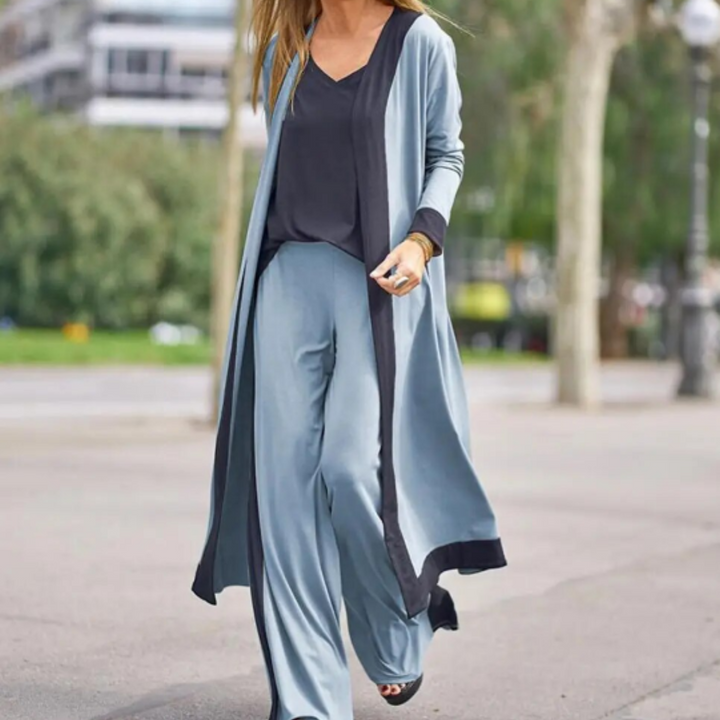 Levoire | Chic Ensemble De Loisirs Pour Femmes Bleu