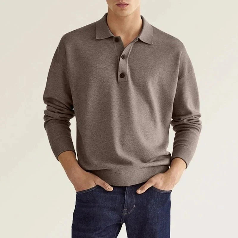 Levoire | Chemise Relaxante Et Officielle À Manches Longues Marron foncé