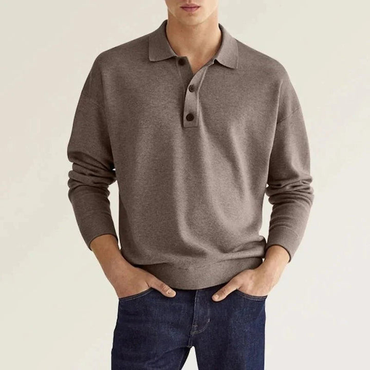 Levoire | Chemise Relaxante Et Officielle À Manches Longues Marron foncé