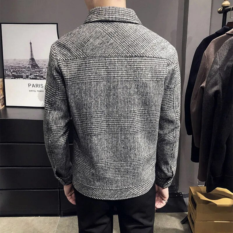 Levoire | Veste À Carreaux Pour Hommes Pour Toutes Les Saisons, Élégante Et Polyvalente