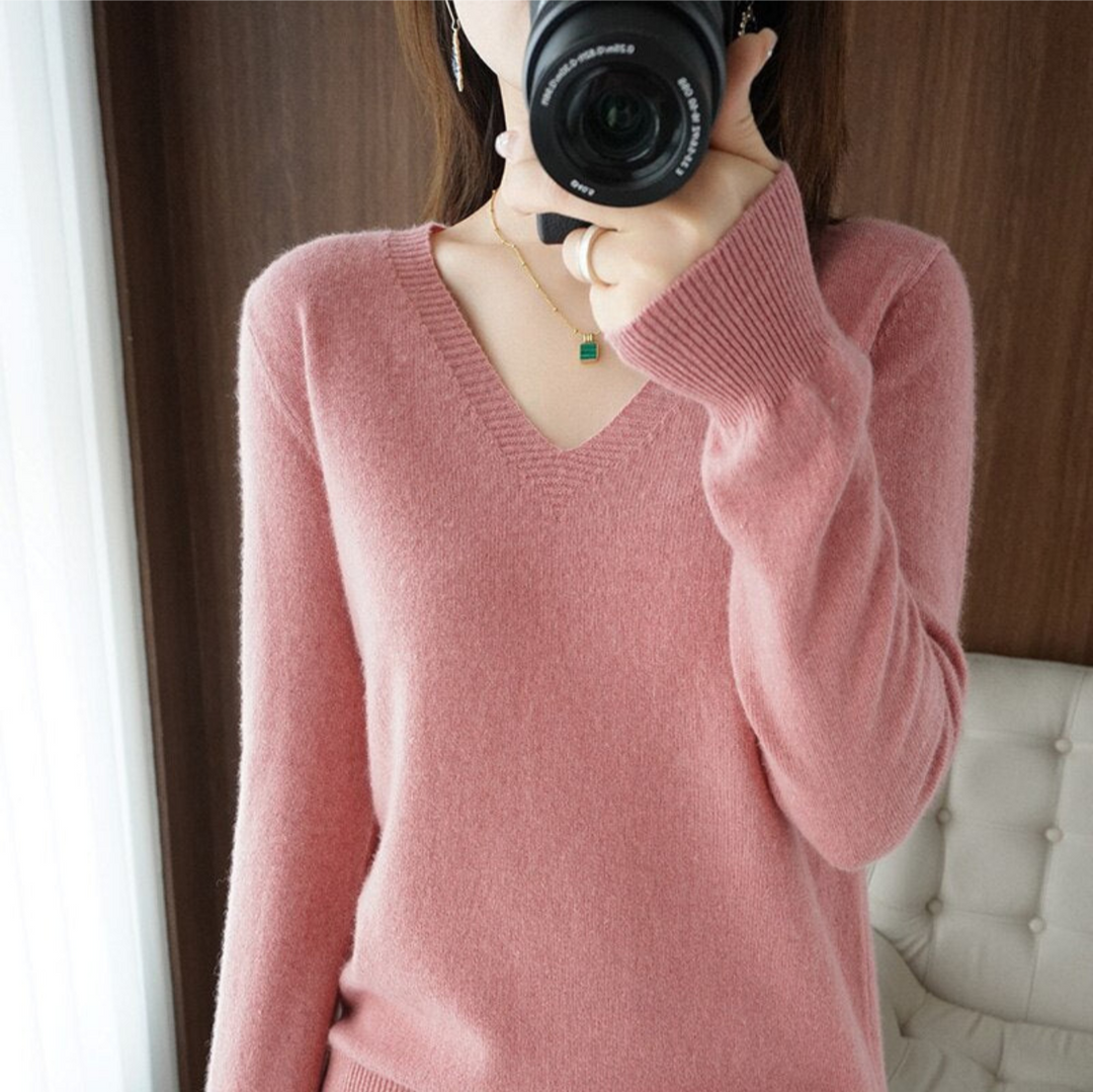 Levoire | Élégant Pull Femmes Occasions Festives Rosa