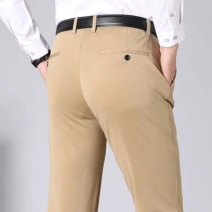Levoire | Stretch Pantalon Hommes Sit Inconfortable Khaki