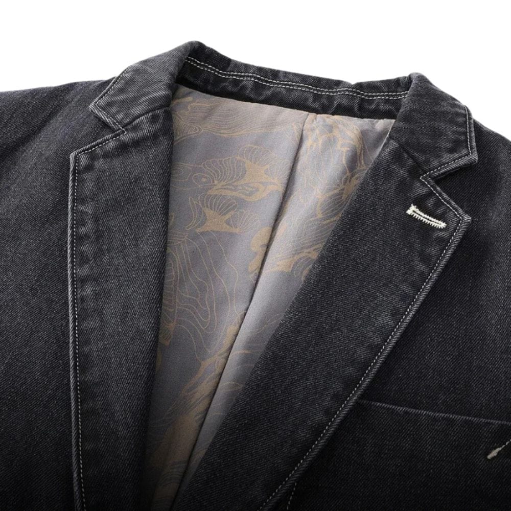 Levoire | Veste En Denim Réversible À Manches Longues