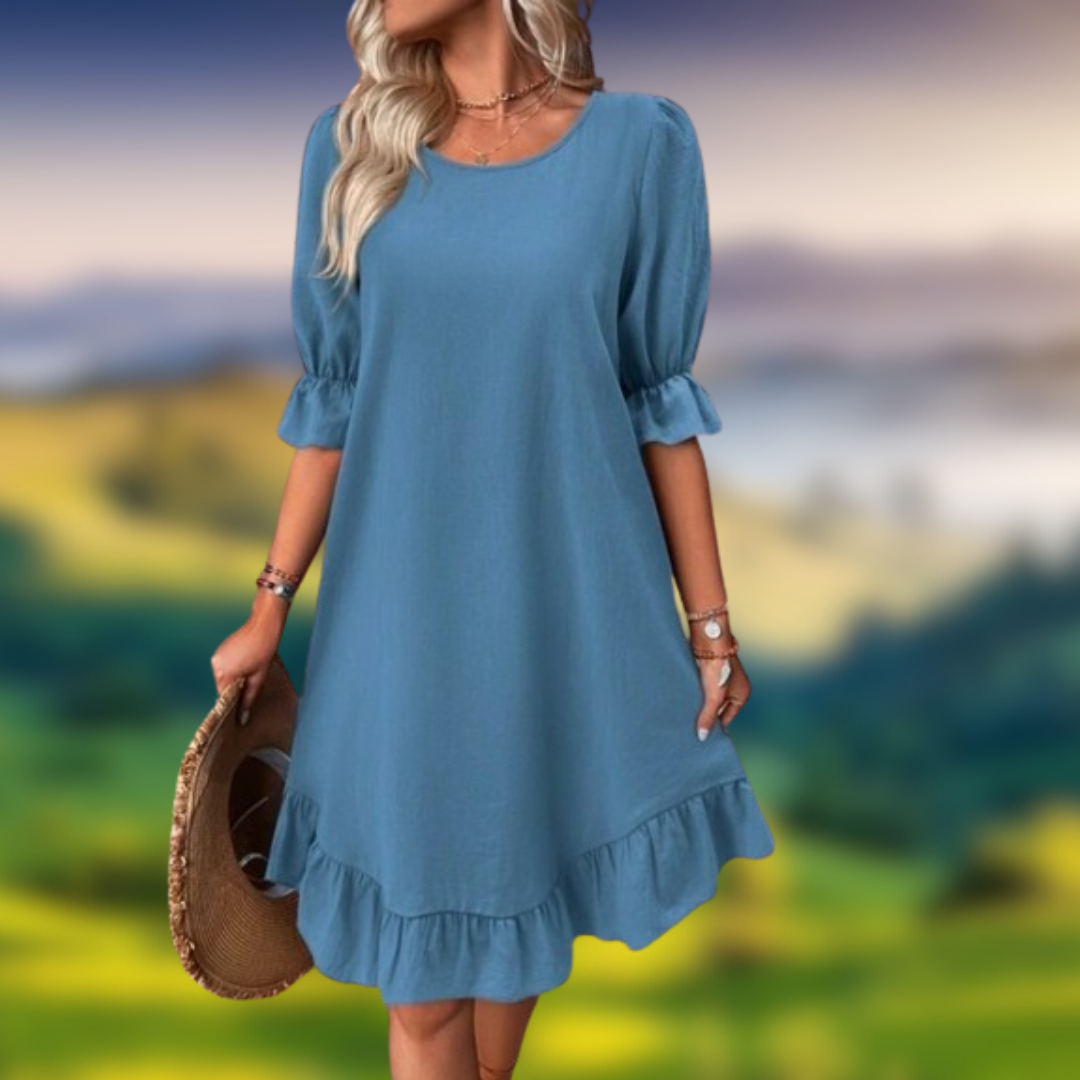 Levoire | Robe élégante d'été Blu