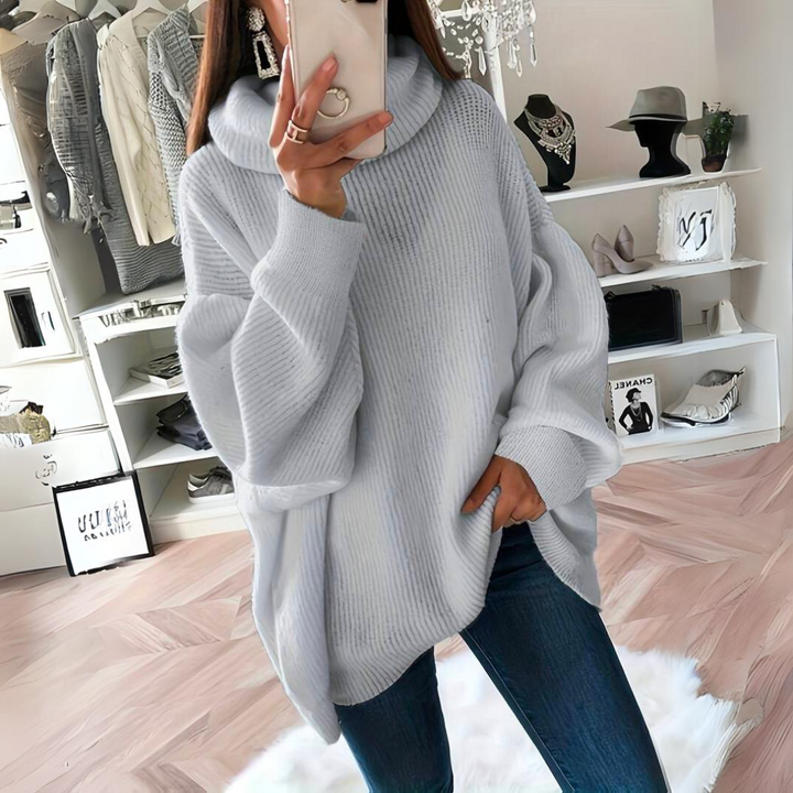 Levoire | Pull À Col Roulé Luxueux Gris