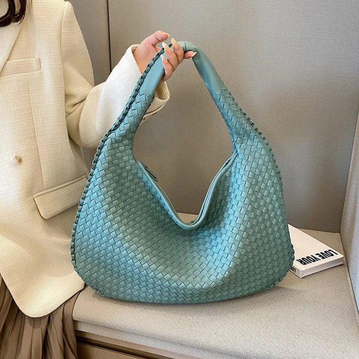 Levoire | Hobo Tressé Pour Femmes Stylé Bleu