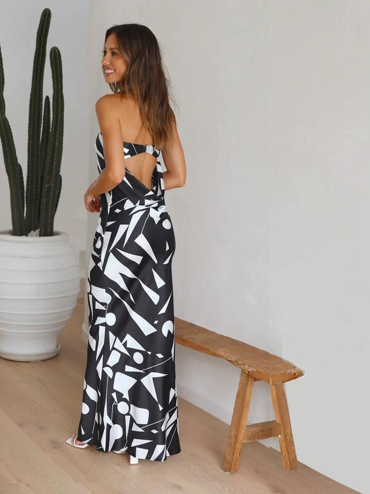 Levoire | Robe Longue Avec Design Et Décolleté Dans Le Dos