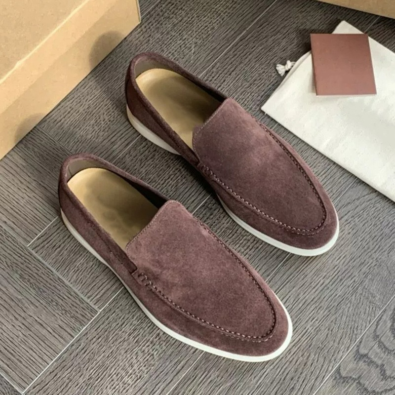 Levoire | Chic Mocassins FR Homme Au Design Classique Café