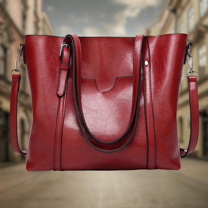 Levoire | Sac élégant en similicuir Bordeaux